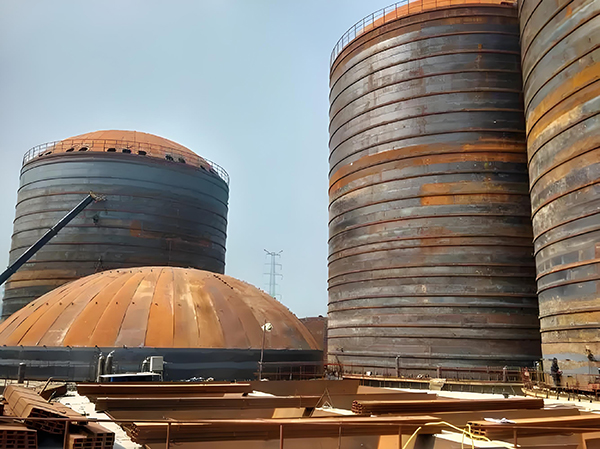 单县焦粉钢板仓